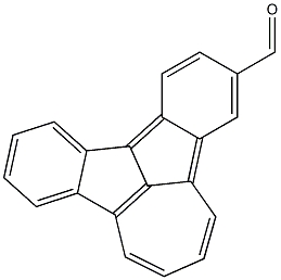 Benz[a]indeno[1,2,3-cd]azulene-6-carbaldehyde Struktur