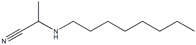 2-Octylaminopropionitrile Struktur