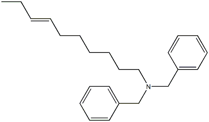 (7-Decenyl)dibenzylamine Struktur