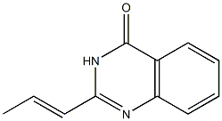 2-[(E)-1-Propenyl]quinazolin-4(3H)-one Struktur