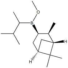 (1,2-Dimethylpropyl)[(1R,2R,3R,5S)-2,6,6-trimethylbicyclo[3.1.1]heptan-3-yl](methoxy)borane Struktur