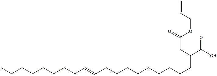 2-(10-Nonadecenyl)succinic acid 1-hydrogen 4-allyl ester Struktur