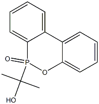 6-(1-Hydroxy-1-methylethyl)-6H-dibenz[c,e][1,2]oxaphosphorin 6-oxide Struktur