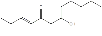 7-Hydroxy-2-methyl-3-dodecen-5-one Struktur