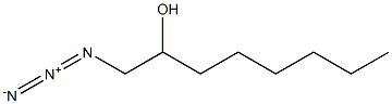 (2-Hydroxyoctyl) azide Struktur