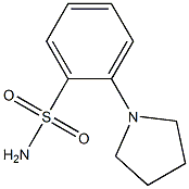 2-(Pyrrolidin-1-yl)benzenesulfonamide Struktur