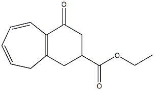 2,3,4,5-Tetrahydro-1-oxo-1H-benzocycloheptene-3-carboxylic acid ethyl ester Struktur