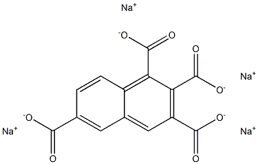 1,2,3,6-Naphthalenetetracarboxylic acid tetrasodium salt Struktur