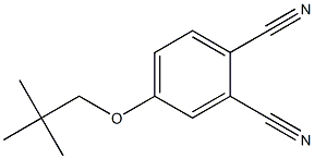 4-(2,2-Dimethylpropyloxy)phthalonitrile Struktur