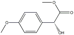 (R)-4-Methoxyphenylhydroxyacetic acid methyl ester Struktur