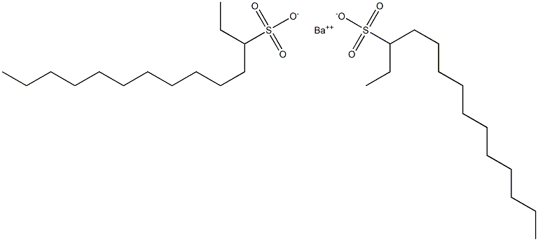 Bis(tetradecane-3-sulfonic acid)barium salt Struktur