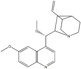 (9S)-10,11-Dihydro-6',9-dimethoxycinchonan Struktur