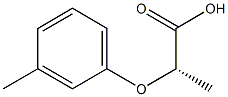 [S,(-)]-2-(m-Tolyloxy)propionic acid Struktur