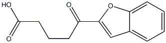 5-(Benzofuran-2-yl)-5-oxovaleric acid Struktur