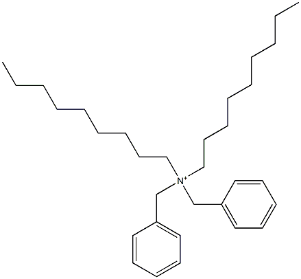 Dinonyldibenzylaminium Struktur