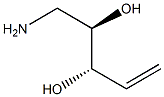 (2R,3S)-1-Amino-4-pentene-2,3-diol Struktur