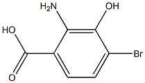 3-Hydroxy-4-bromoanthanilic acid Struktur