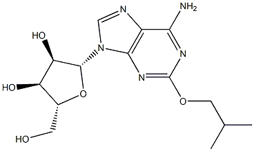 2-(2-Methylpropyloxy)adenosine Struktur