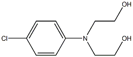 N,N-Bis(2-hydroxyethyl)-4-chloroaniline Struktur