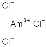 Americium(III) trichloride Struktur