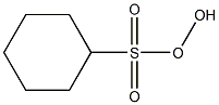 Cyclohexanesulfonoperoxoic acid Struktur