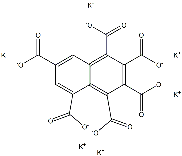 1,2,3,4,5,7-Naphthalenehexacarboxylic acid hexapotassium salt Struktur