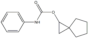 Carbanilic acid spiro[2.4]heptan-2-yl ester Struktur