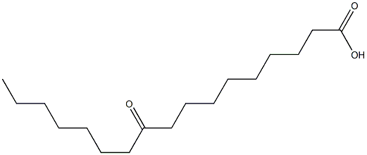 10-Oxoheptadecanoic acid Struktur