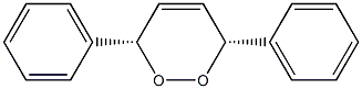 (3S,6R)-3,6-Diphenyl-3,6-dihydro-1,2-dioxin Struktur