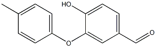 4-Hydroxy-3-(4-methylphenoxy)benzaldehyde Struktur