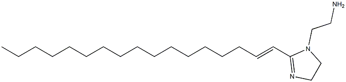 1-(2-Aminoethyl)-2-(1-heptadecenyl)-2-imidazoline Struktur