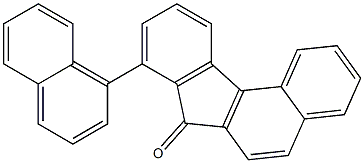 8-(1-Naphtyl)-7H-benzo[c]fluoren-7-one Struktur