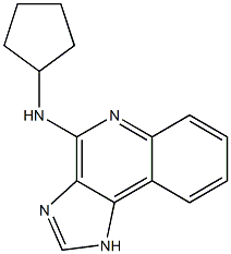 4-Cyclopentylamino-1H-imidazo[4,5-c]quinoline Struktur