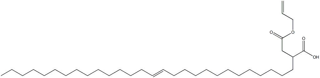 2-(13-Octacosenyl)succinic acid 1-hydrogen 4-allyl ester Struktur