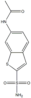 6-(Acetylamino)benzo[b]thiophene-2-sulfonamide Struktur