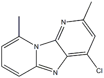 4-Chloro-2,9-dimethyldipyrido[1,2-a:3',2'-d]imidazole Struktur