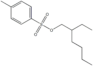 p-Toluenesulfonic acid 2-ethylhexyl ester Struktur