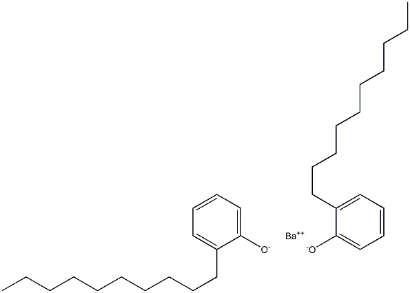 Barium bis(2-decylphenolate) Struktur