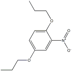 2-Nitro-1,4-dipropoxybenzene Struktur