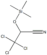 2-(Trimethylsilyloxy)-3,3,3-trichloropropanenitrile Struktur