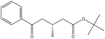 (3R)-3-Methyl-5-oxo-5-phenylvaleric acid tert-butyl ester Struktur