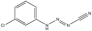 3-(3-Chlorophenyl)triazene-1-carbonitrile Struktur