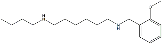 N-(6-Butylaminohexyl)-2-methoxybenzylamine Struktur