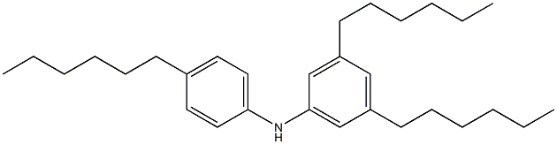 4,3',5'-Trihexyl[iminobisbenzene] Struktur