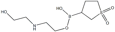 Tetrahydrothiophene-1,1-dioxide-3-boronic acid diethanolamine ester, 97% Struktur