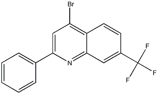 4-Bromo-7-trifluoromethyl-2-phenylquinoline Struktur