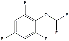 4-bromo-2,6-difluoro-1-difluoromethoxybenzene Struktur