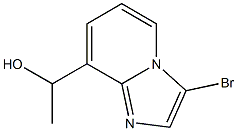 1-(3-bromoimidazo[1,2-a]pyridin-8-yl)ethanol Struktur