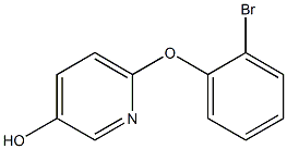 6-(2-broMophenoxy)pyridin-3-ol Struktur