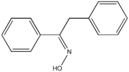 1,2-Diphenyl-1-ethanone oxime Struktur